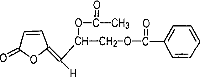 (4E)-6-乙酰氧基-7-苯甲酰氧基-2，4-庚二烯-4-內(nèi)酯